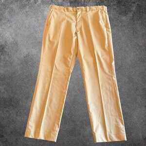 Polo Golf Ralph Lauren Pants Mens 36x30 Khaki Tailored Fit Stretch Chino Preppy